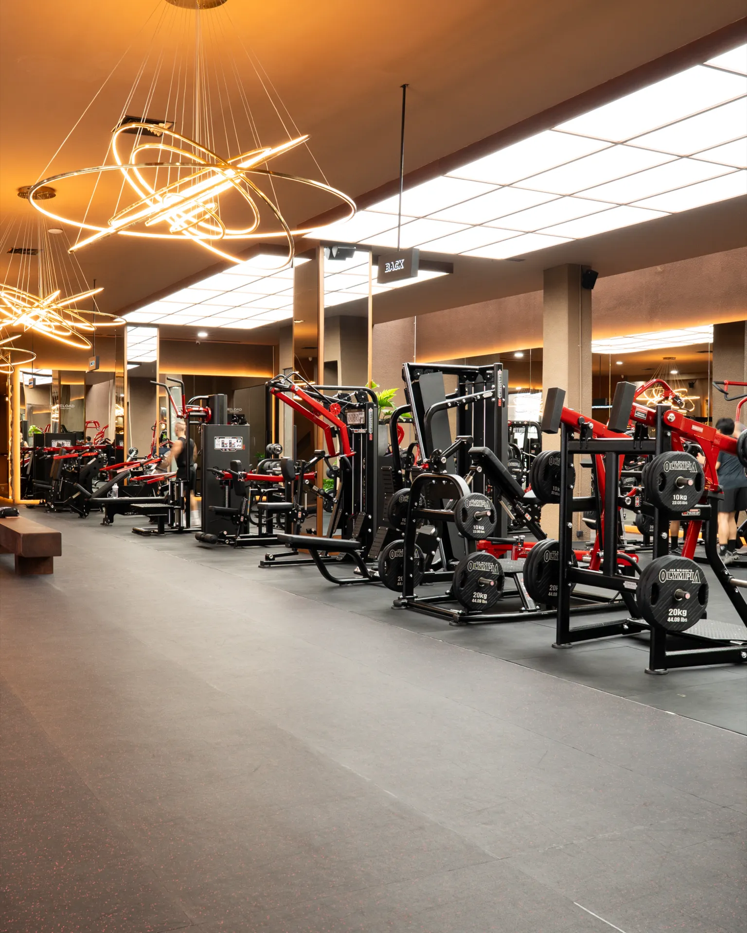 The gym at Reload Gym